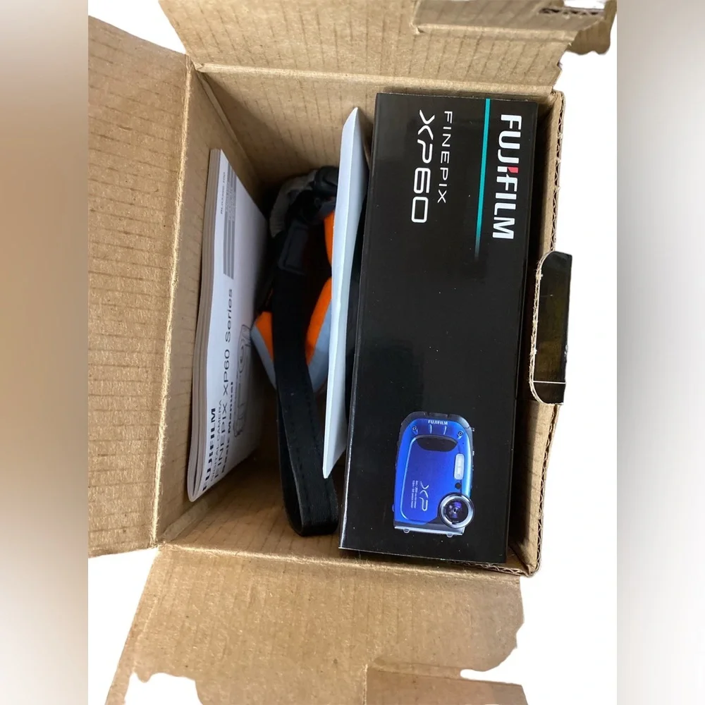 Fujifilm FinePix XP60 16.4MP Compact Waterproof Digital Camera Blue - TESTED